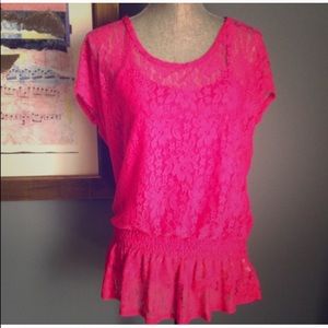 Nue Options Lace Over Cami Top